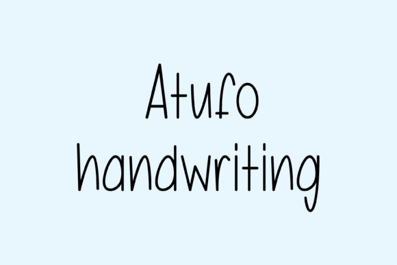 Atufo: A Handwritten Font with a Heart for Handmade Businesses