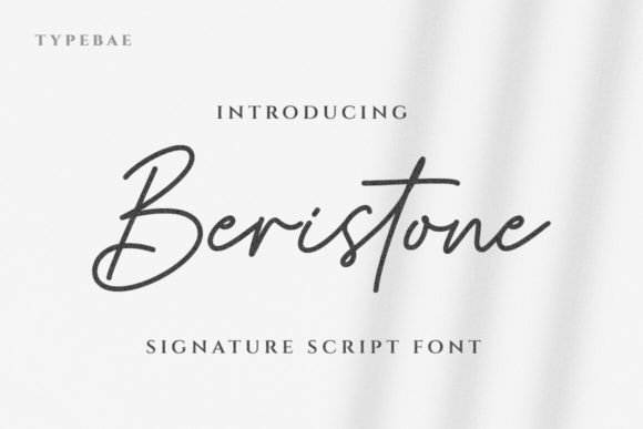 Beristone: The Elegant Script Font for Your Signature Brand