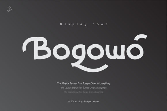 Bogowo: The Handwritten Font That Makes Your Brand Feel Friendly and Consistent