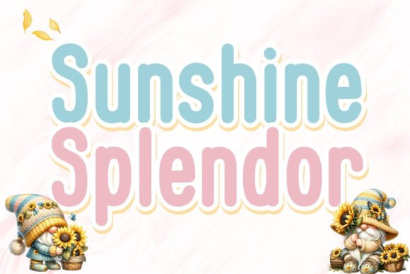 Bring Sunshine Splendor Font to Life on Your Creative Products
