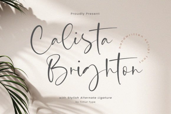 Calista Brighton: A Delicate Script for Modern Elegance