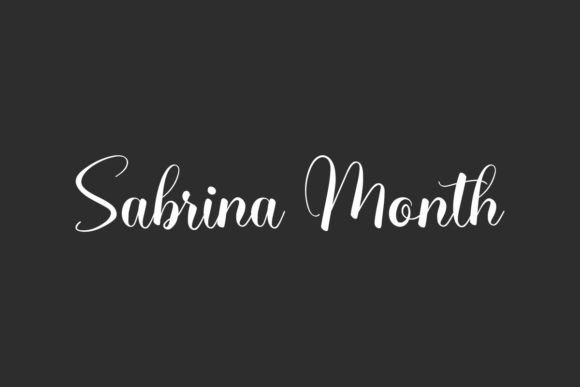 Choosing Sabrina Month: A Font That Helps Your Small Business Stand Out