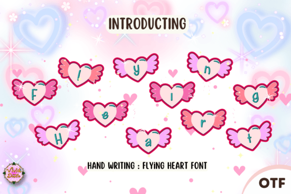 Flyingheart: A Font for Crafters Who Bring Joy to Paper