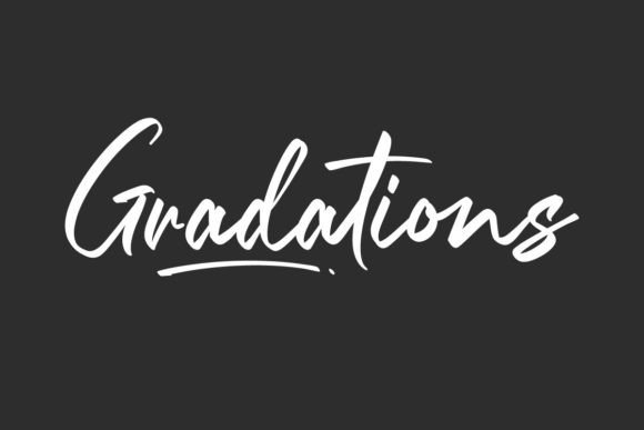 Gradations: A Versatile Script for Modern Design