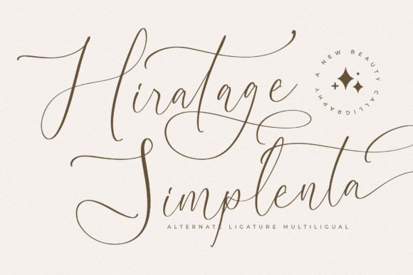 Hiratage Simplenta: A Modern Script Font for Editorial Mood