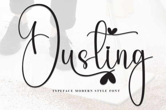 Introducing Dusting: A Crafters Dream Script Font