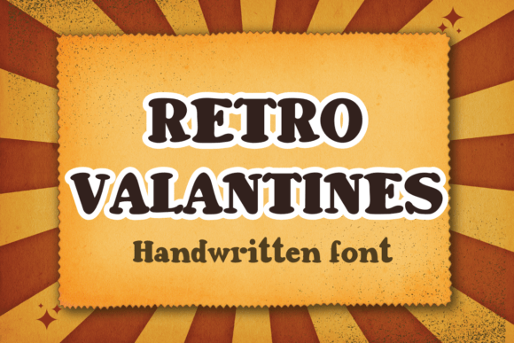 Retro Valentines: A Handwritten Font for Editorial Warmth