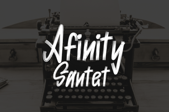 Reviewing Afinity Santet: A Brush Font That Feels Real