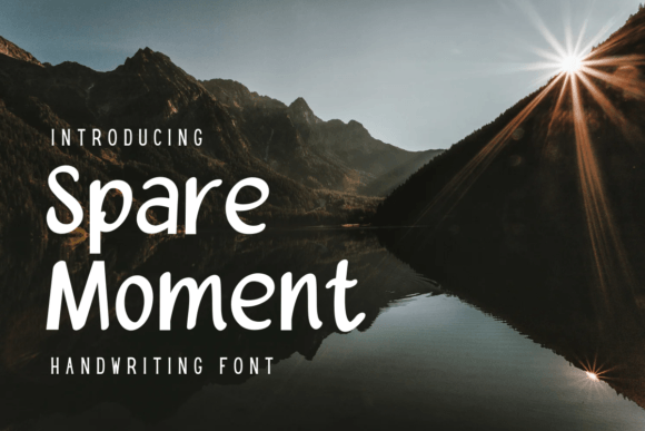 Spare Moment: A Digital Designer's Typographic Ally