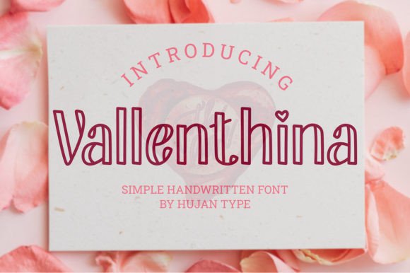 The Vallenthina Font: Simple Style Letters for Digital Branding