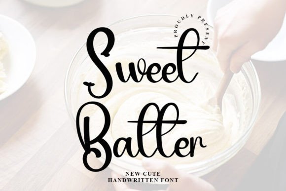 Using Sweet Batter Font to Create a Signature Brand Identity