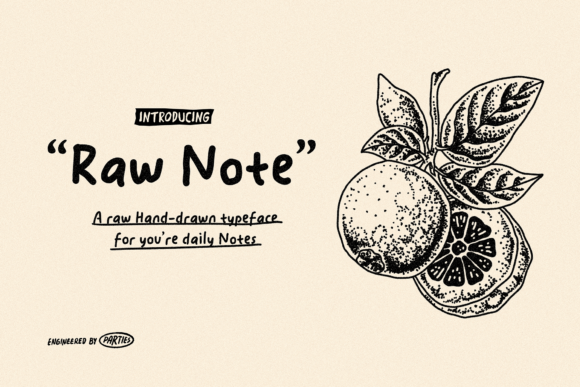 Using the Raw Note Font to Build a Cohesive Brand