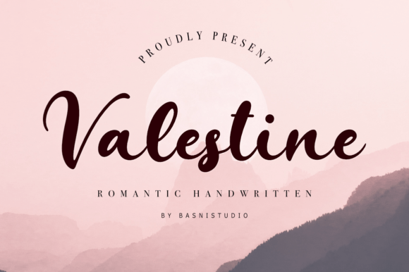 Valestine: A Romantic Handwritten Font for Digital Branding
