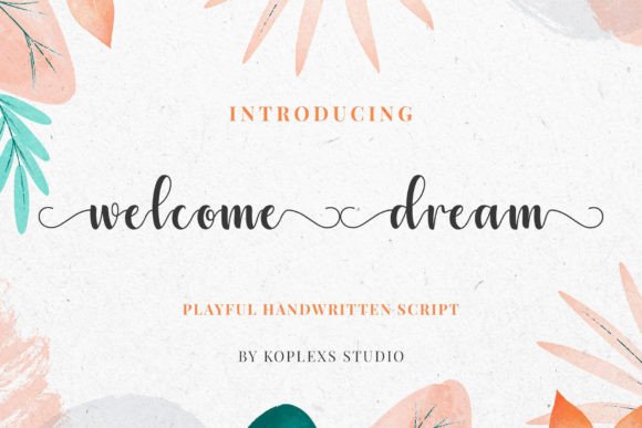 Welcome Dream Font Adds Elegance to Website Layouts